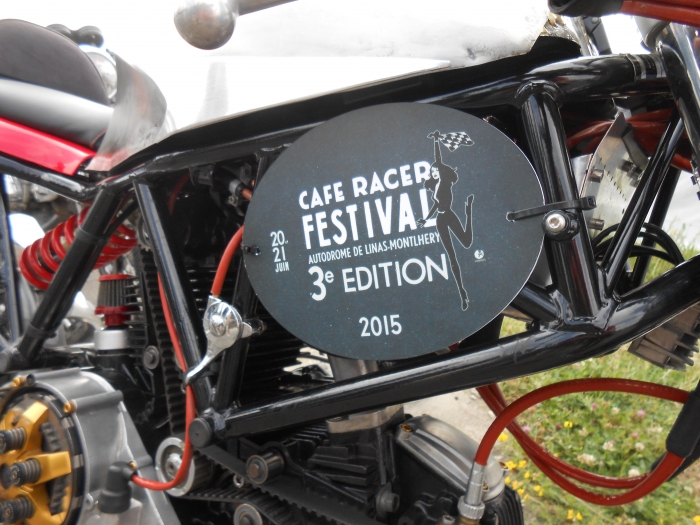 Cafe racer Montlhery Paris France motorcycle tour -
